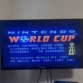 Nintendo World Cup (NES, 1990) Tested & Authentic Retro Video Game Cartridge US