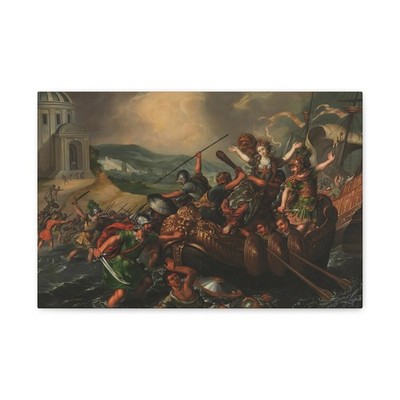 Corte, Juan de la - El rapto de Helena - Canvas Wall Art
