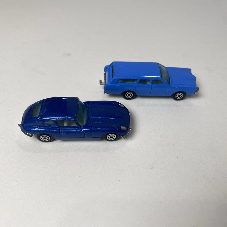 Jaguar Yatming azul E 4.2 #1010 y Ford # 1015 Road Champs Hong Kong suelto Foto 3 de 4