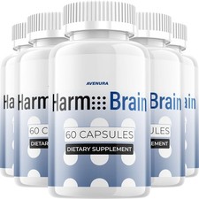 (5 Pack) Harm Brain Capsule - HarmBrain Pills Advanced Formula Health Brain