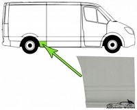 Reparaturblech KotflüGel Hinten Rechts FüR Peugeot, CitroëN, Fiat Ab 02.94