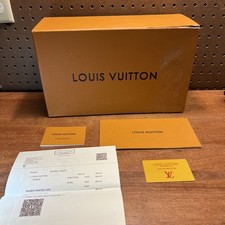 Louis Vuitton Empty Box Large w/ Receipt Cards LV Packaging, Box Damage