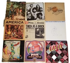 Heavy Metal Classic Rock Lot 9 LP Vinyl Records Neil Young Jethro Tull CCR