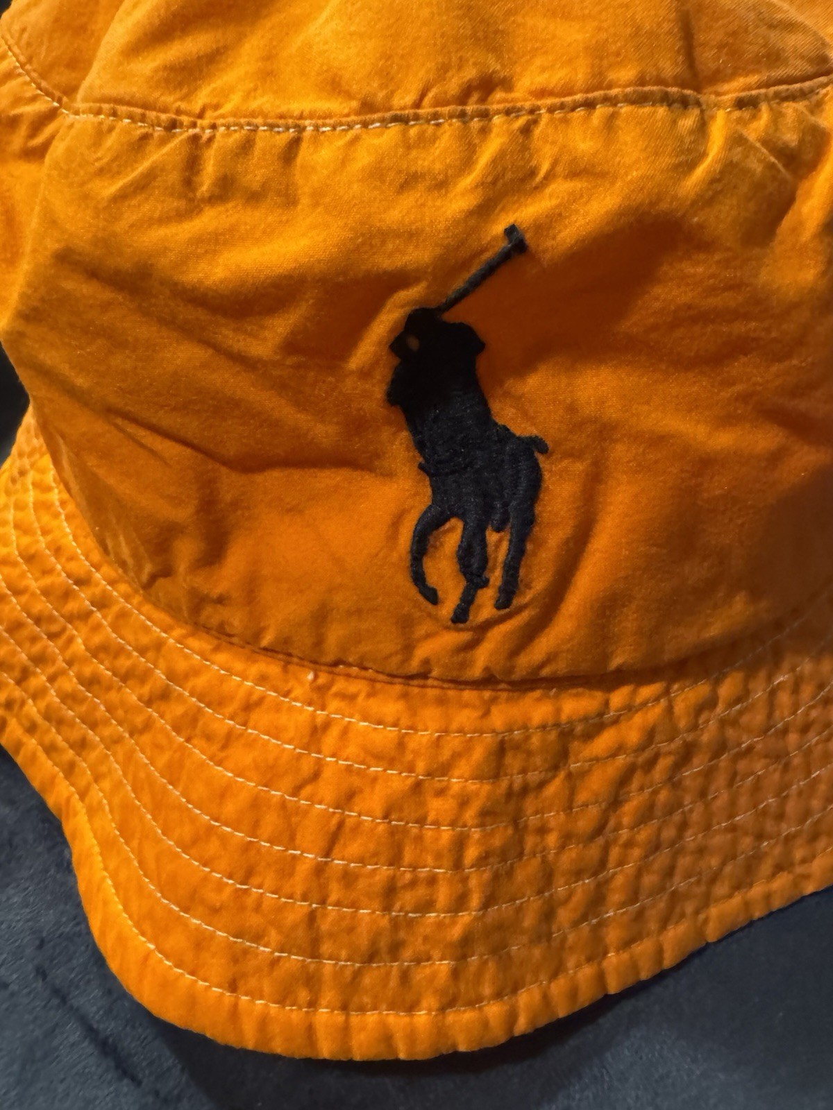 Cappello Polo Ralph Lauren Big Pony Beach Bucket (arancione) taglia L XL