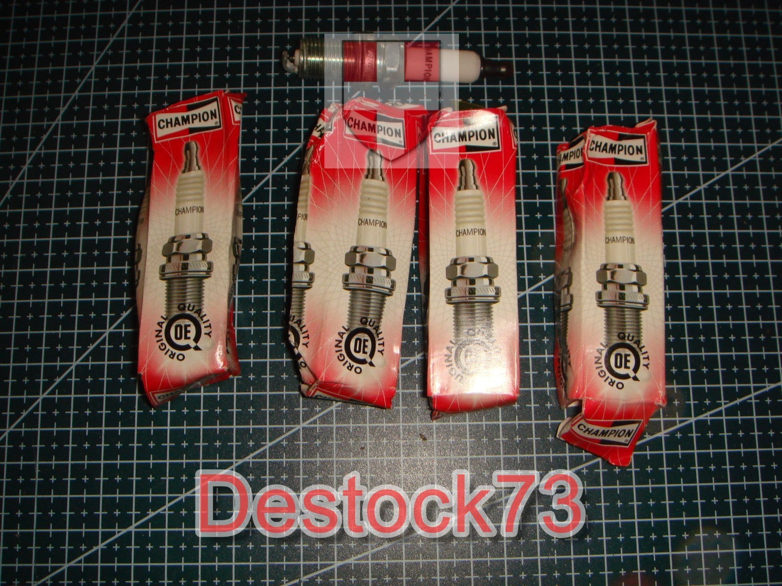 4 Champion Spark Plugs RC8PYCB OE143