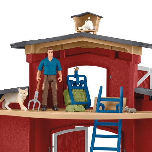 Juego Granero Rojo con Accesorios Farm World de Schleich 42606 - Imagen 3 de 6