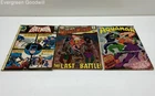 Lot of 3 Vintage DC Comics 60's and 70's Batman Wonder Woman Aquaman