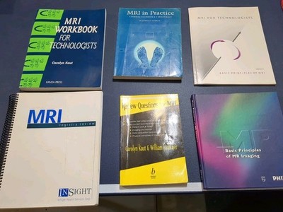 MRI 6 Book & Study Guides LOT Review Questions Principles In Practice Registry