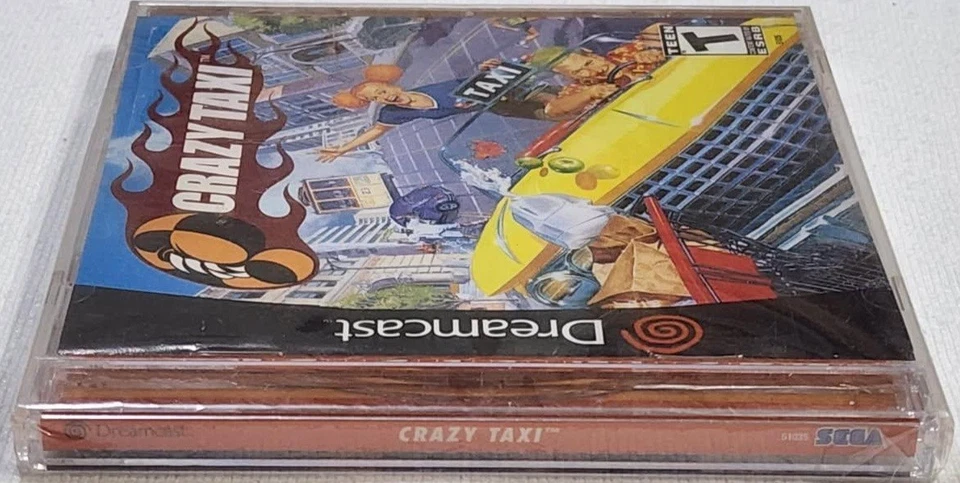 Vintage 2000 Sega Dreamcast Crazy Taxi All Stars Game Factory Sealed No Cracks!! - Image 4 of 4