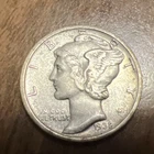 1938-D Mercury Dime Great Value Actual Coin. Great Add For Any Collection