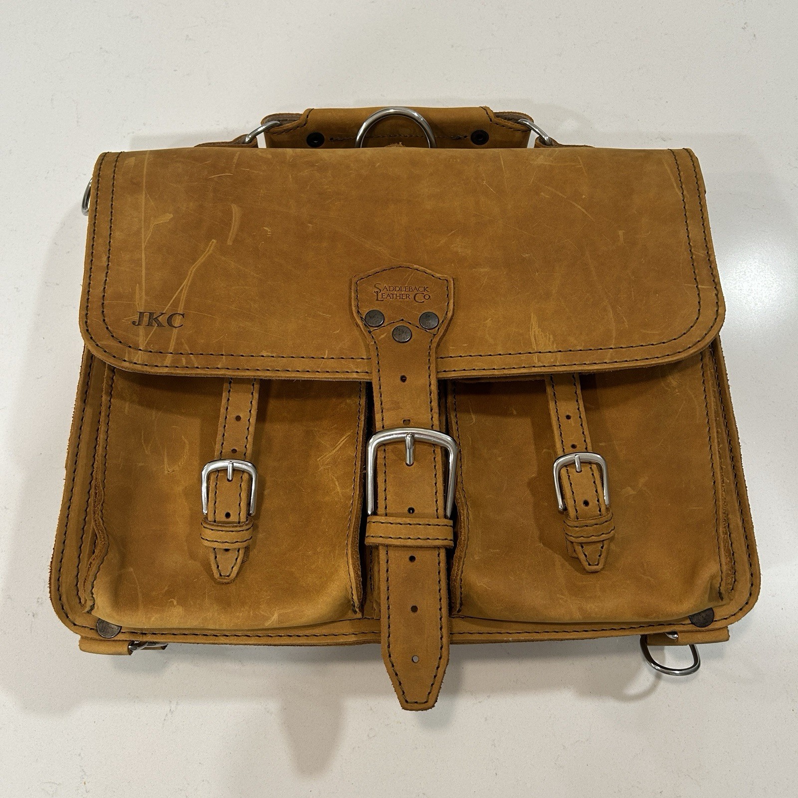 Saddleback Leather Thin Front Pocket Leather Brie… - image 6