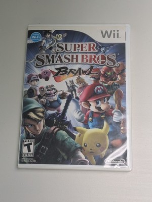 Super Smash Bros. Brawl (Nintendo Wii, 2008) CIB Tested Complete With Manual