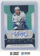 2020-21 Upper Deck Signature Sensations Tyler Johnson #SS-TJ Tampa Bay Lightning