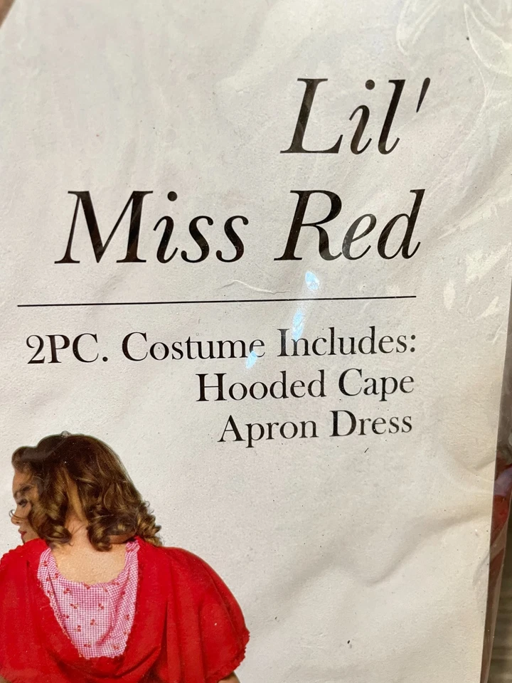 Plus Little Red Riding Hood Costume WITH Cape, Size (3X-4X) BRAND NEW Leg Avenue - Image 4 of 4