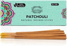 Raajsee Patchouli Incense Sticks 100 gm Pack-100% Pure Organic 