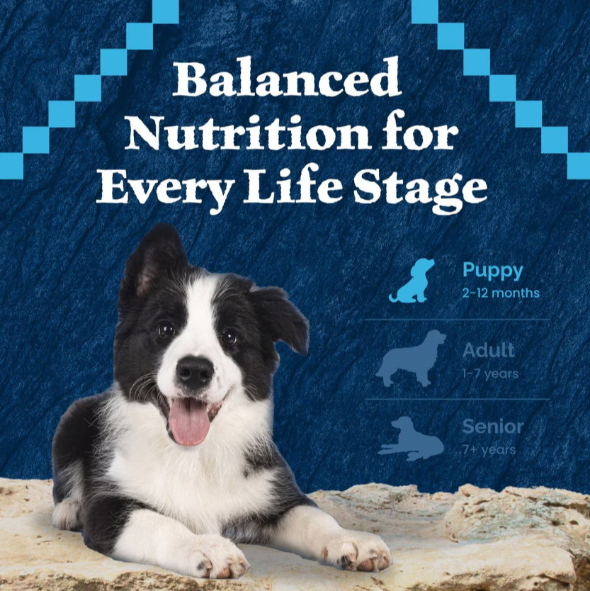 Blue Buffalo Wilderness Chicken High-Protein Dry Food for Large Breed Puppies,28