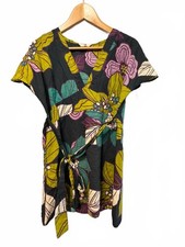 MK Womens Floral Wrap Dress