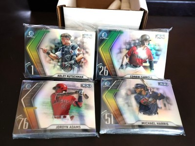 Factory Sealed 2022 Bowman Chrome Scouts Top 100 RC Prospect Complete Set!