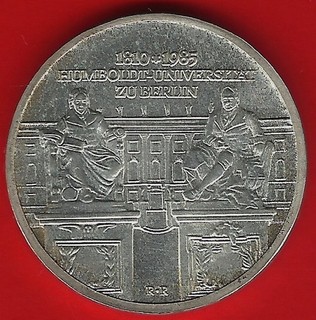 DDR 10 Mark Gedenkmünze 1985 HUMBOLDT UNI BERLIN TOP Erhaltung !! BF / ST