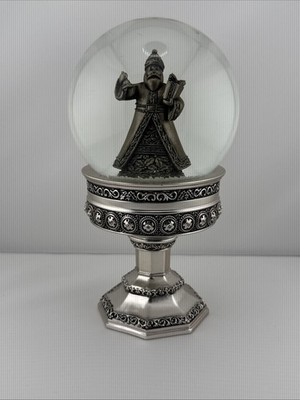 Silver & Gold  Water Globe Star Of Wonder Box w/snow when Shaken