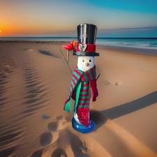St. Nicholas Square Large Snowman Nutcracker!...
