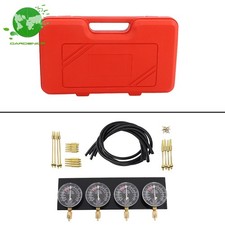 Carb Sync Gauge Set Adjustable Balancer Fuel Vacuum Carburetor Synchronizer Kit