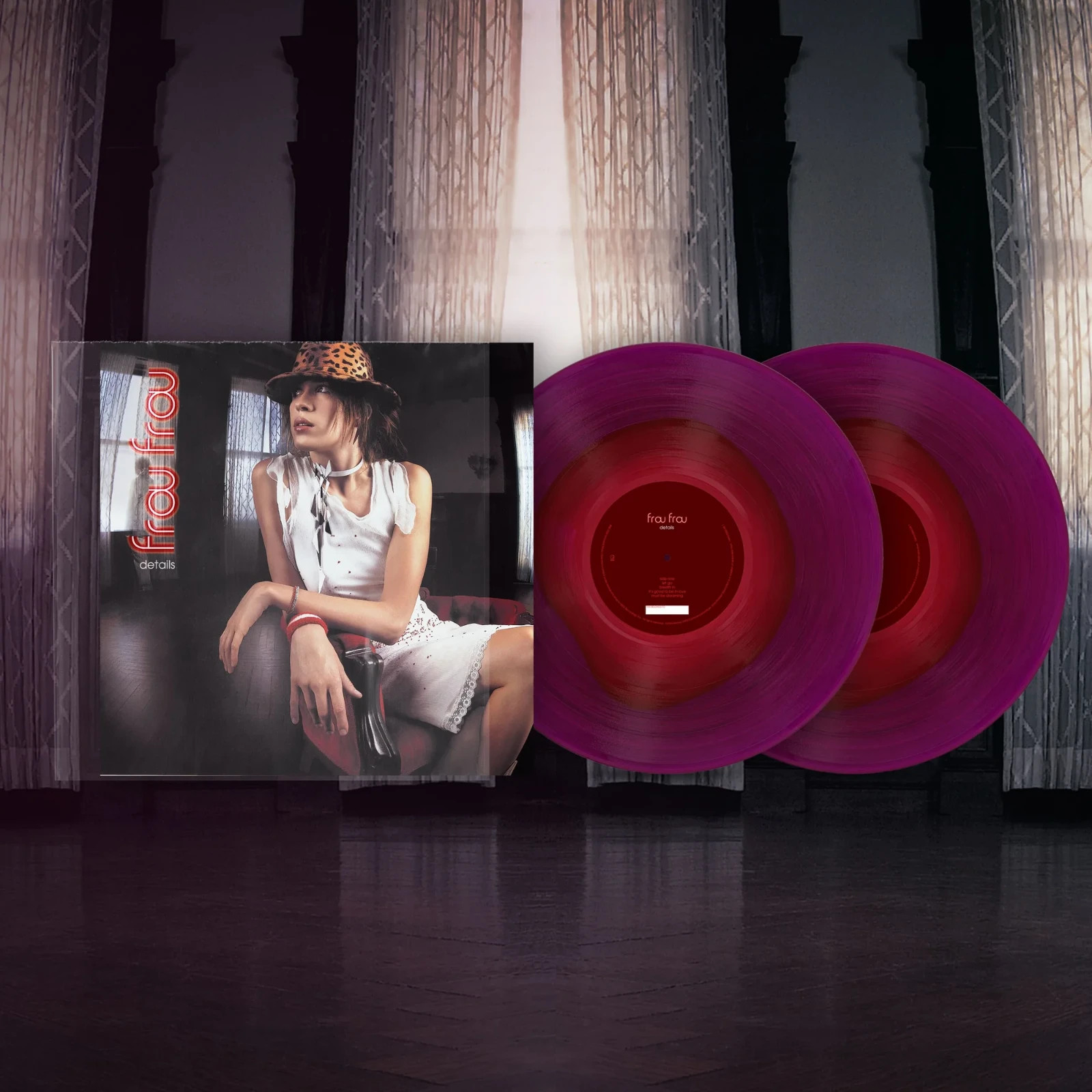 Frou Frou - Details IVC Interscope 2 x LP Purple Vinyl 3000 Imogen Heap Presale