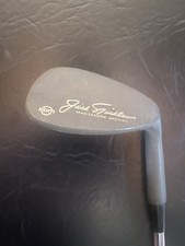 MacGregor Nicklaus RPM sand wedge with steel Velocitized shaft and leather grip