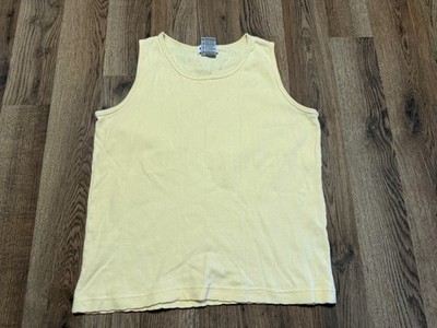 White Stag Tank Top, Women's Size Large, Yellow, Sleeveless