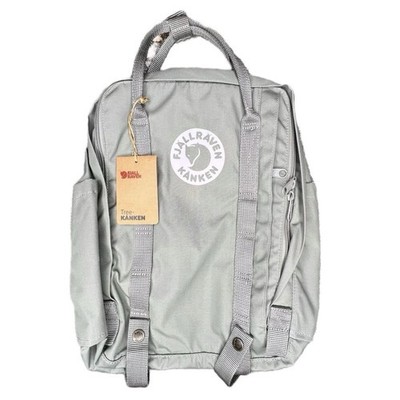 NWT Fjallraven Tree-Kanken 16L Backpack Cloud Grey Gray Eco Friendly Pine Weave