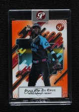 2025 Topps Pristine Orange Pulsar Refractor /25 Elly De La Cruz #267 05yh