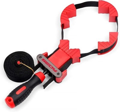SEDY 13 ft. Belt Band Clamp Strap Clamp for Woodworking, Quick Release Frame