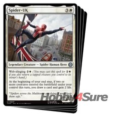 Spider-uk X4 M/NM Magic: The Gathering MTG Marvel's Spider-man