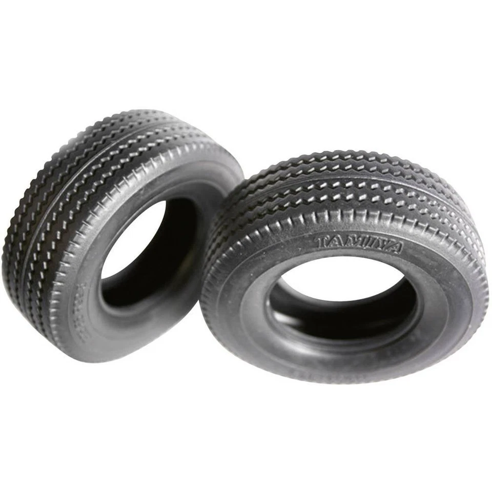 2er Multipack Tamiya 1:14 LKW Reifen 30 mm Straßenprofil 1 Paar - Bild 3 von 3