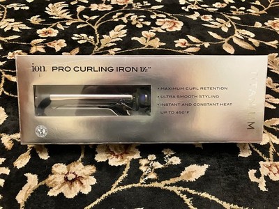 Ion Titanium Pro Purple Curling Iron, 1 1/2 Inch 1.5'' Model 301192