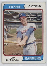 2014 Topps 75th Anniversary Buybacks Large Buyback Stamp Tom Grieve 1g3