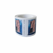 Mint NH Scott 5344 2019 US Flag Forever Stamps Roll of 100 Coil USPS Unused