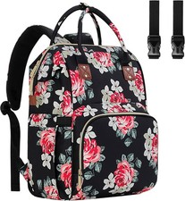 Diaper Bag Backpack Multi-Function Baby Bag With Large Capacity and Insulated...