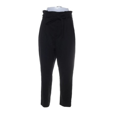 H&M, Hose, Größe: 38, Schwarz, Polyester/Viskose/Elasthan, Einfarbig, Damen #kiL