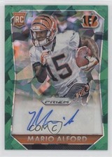 2015 Panini Prizm Rookie Signatures Green Crystal 63/75 Mario Alford Auto 0c2