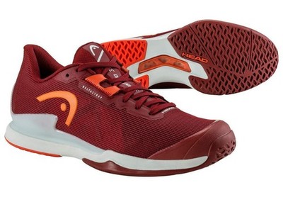 HEAD Sprint Pro 3.5, Premium Herren Tennisschuhe dunkelrot/orange, UVP 160 
