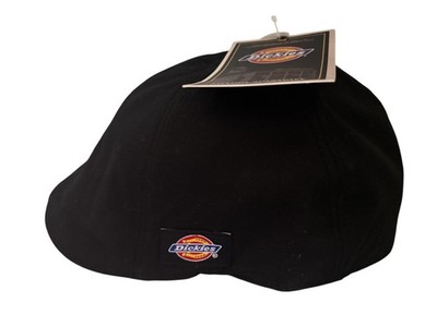stylish dickies mens black large/xl fitted drivers style twill premium hat new