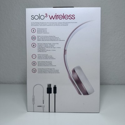 Beats by Dr. Dre Solo3 Wireless On the Ear Headphones - Rose Gold