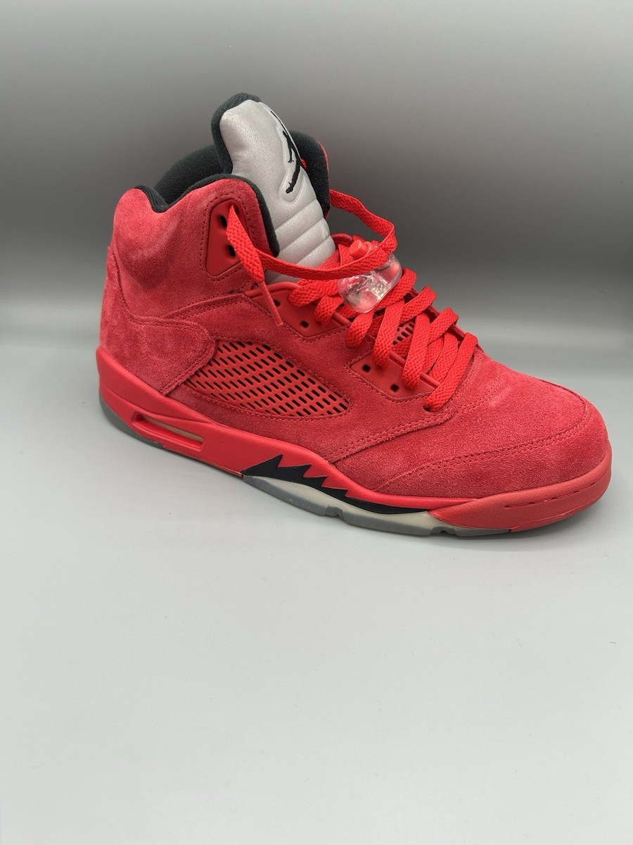 Air Jordan 5 Red Suede (Men's US Size 10) Super Clean! Minimal