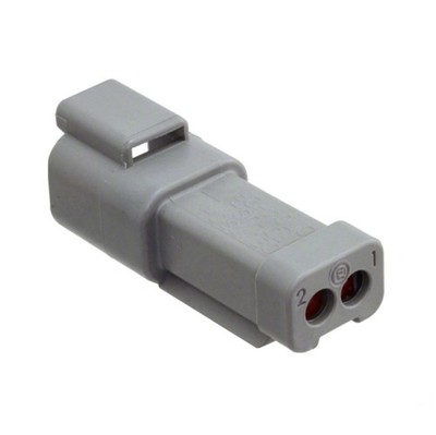 4-Pack TE Deutsch DT04-2P-CE01 Receptacle 2-Pos Gray E-Seal Thin Wall End Cap