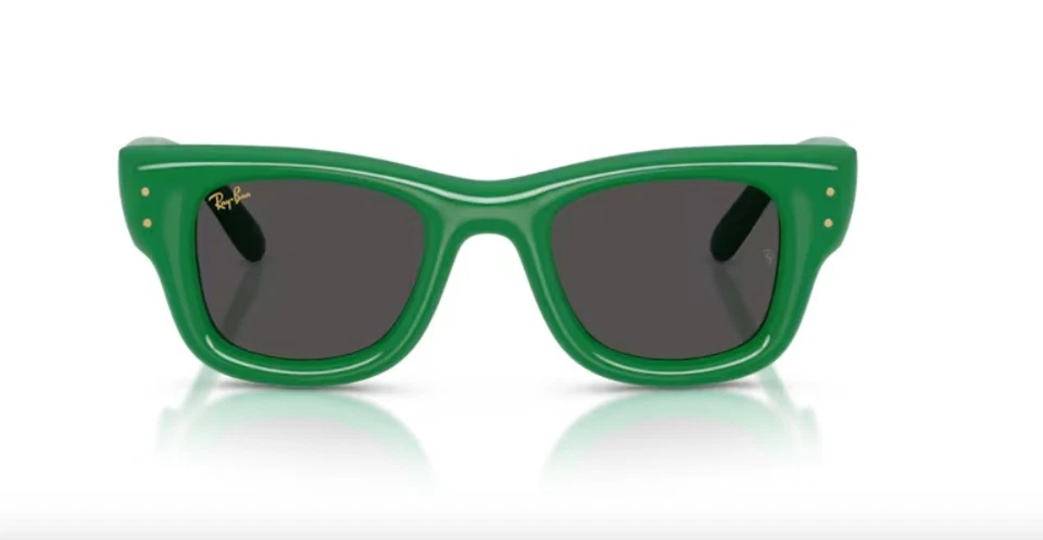 Ray Ban 4940 Wayfarer Puffer - 47 683487 - Occhiali da Sole - Verde/Black - Immagine 3 di 3