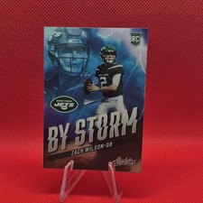 Panini 2021 Absolute By Storm Zach Wilson Rookie Insert #BST-2 New York Jets