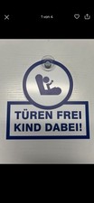 Schild T&uuml;ren frei Kind dabei!