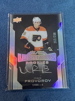 2016-17 Upper Deck Black #69 Ivan Provorov Lustrous /299 Signatures