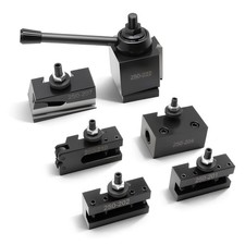 BXA Quick Change Tool Post Set Compatible with 250-222 Wedge Style Quick Chan...